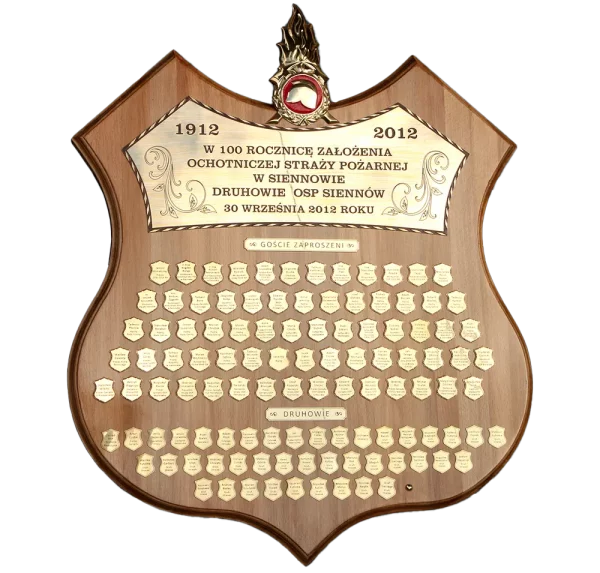 Wooden commemorative boards